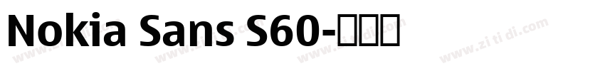 Nokia Sans S60字体转换